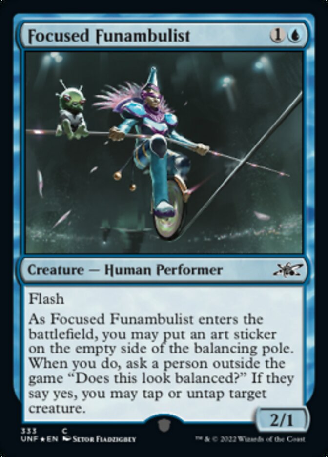 Focused Funambulist (Galaxy Foil) (333) [Unfinity]