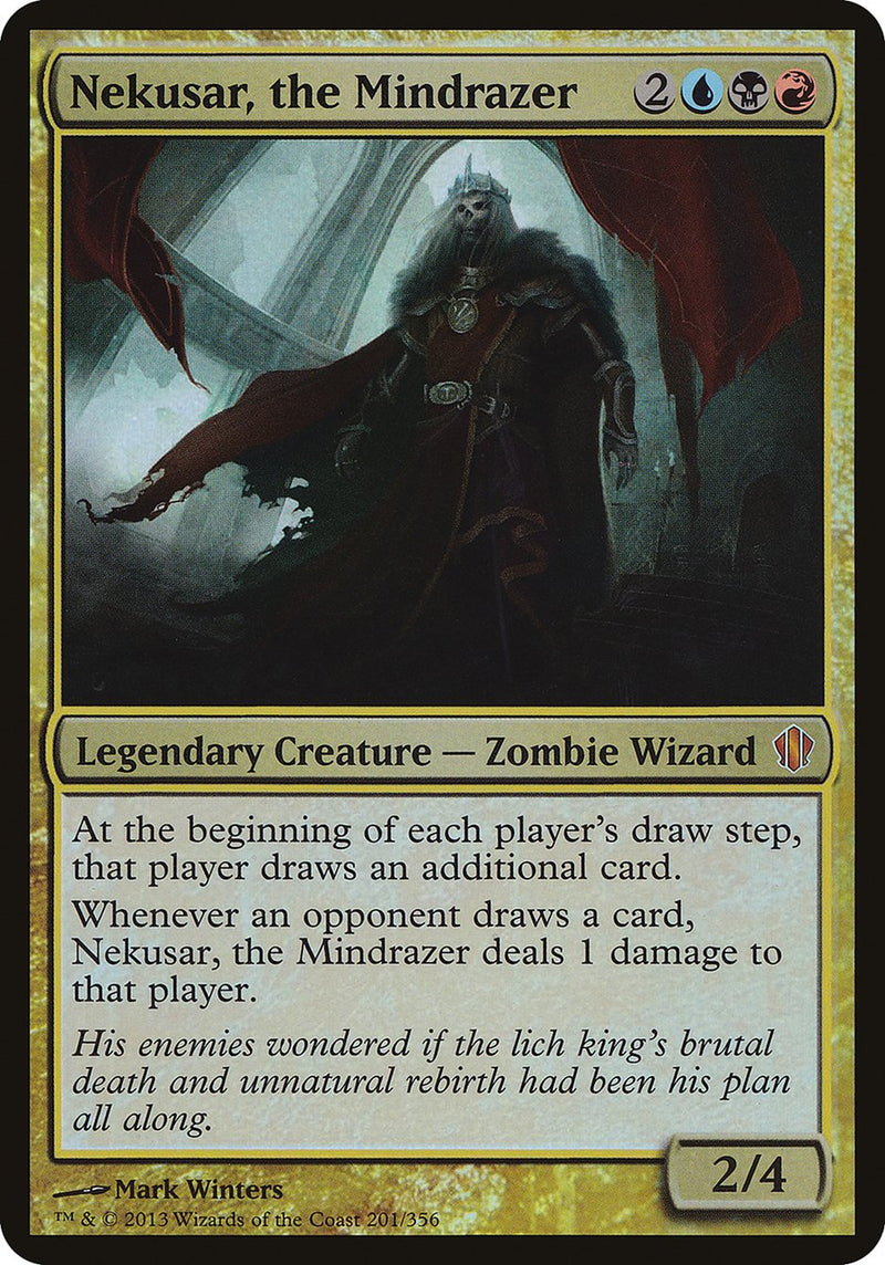 Nekusar, the Mindrazer (Commander 2013) (201) [Oversize Cards]