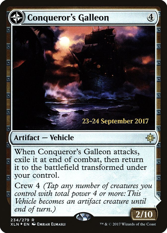 Conqueror's Galleon (234) [Prerelease Cards]