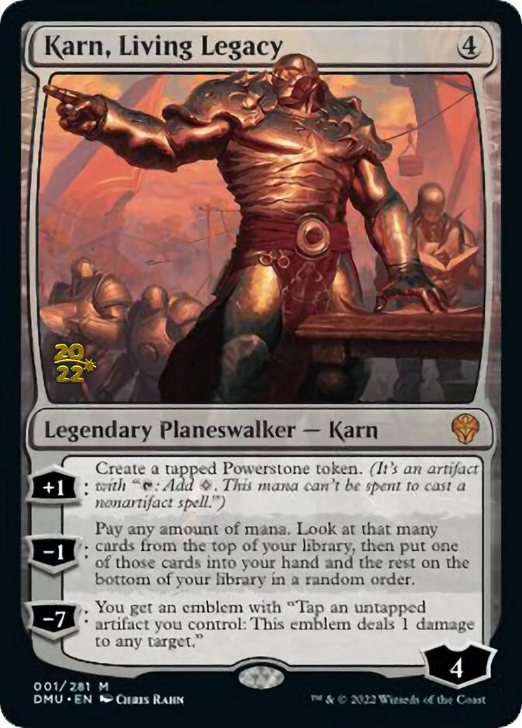 Karn, Living Legacy (1) [Prerelease Cards]