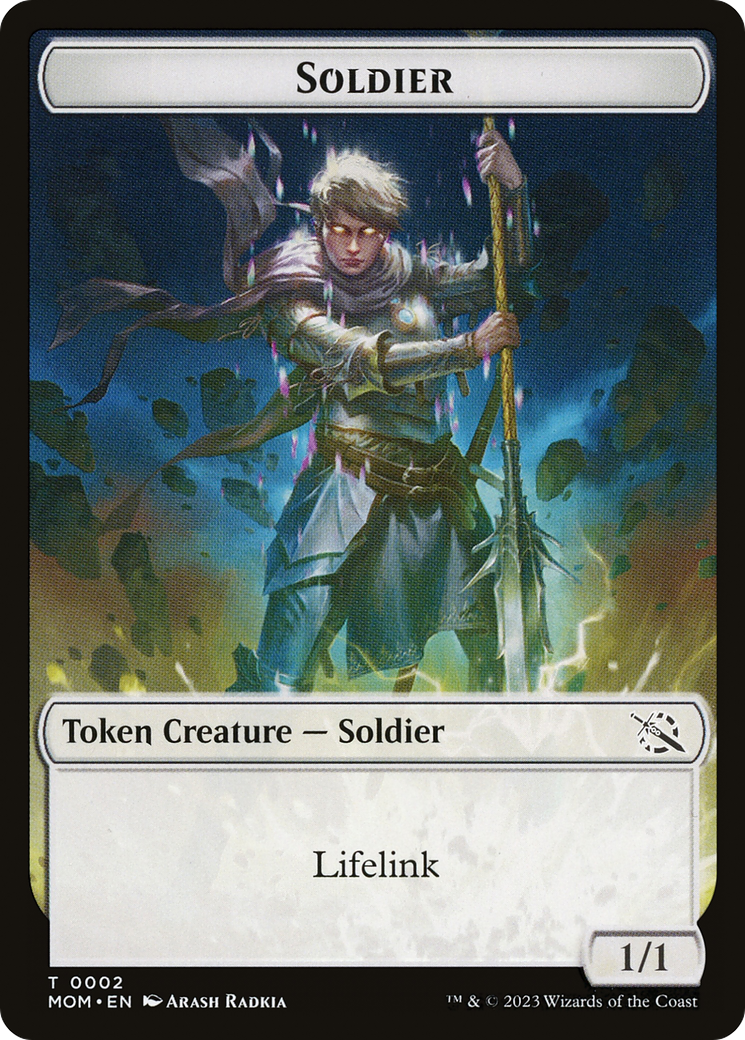 Soldier // Thopter Double-Sided Token (2 // 19) [March of the Machine]