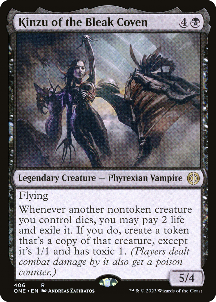 Kinzu of the Bleak Coven (406) [Phyrexia: All Will Be One]