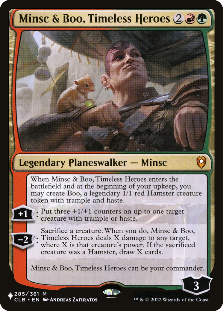 Minsc & Boo, Timeless Heroes (285/361) [The List Reprints]