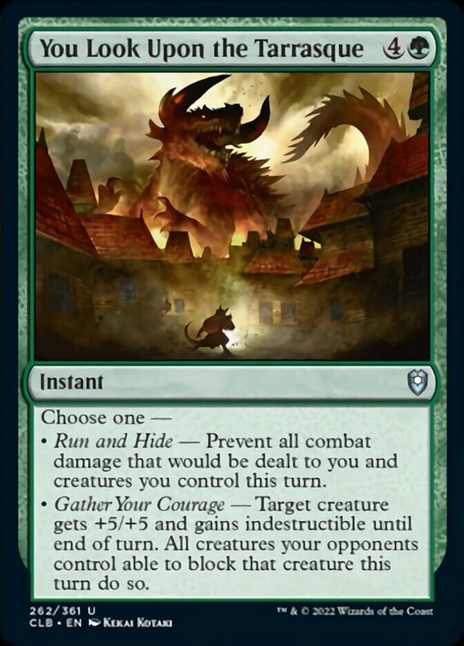 You Look Upon the Tarrasque (262) [Commander Legends: Battle for Baldur's Gate]