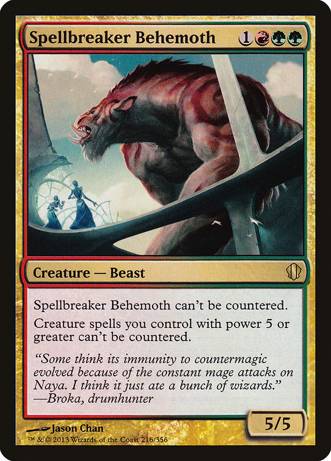 Spellbreaker Behemoth (216) [Commander 2013]