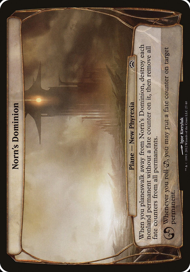 Norn's Dominion (Planechase 2012) (27) [Oversize Cards]
