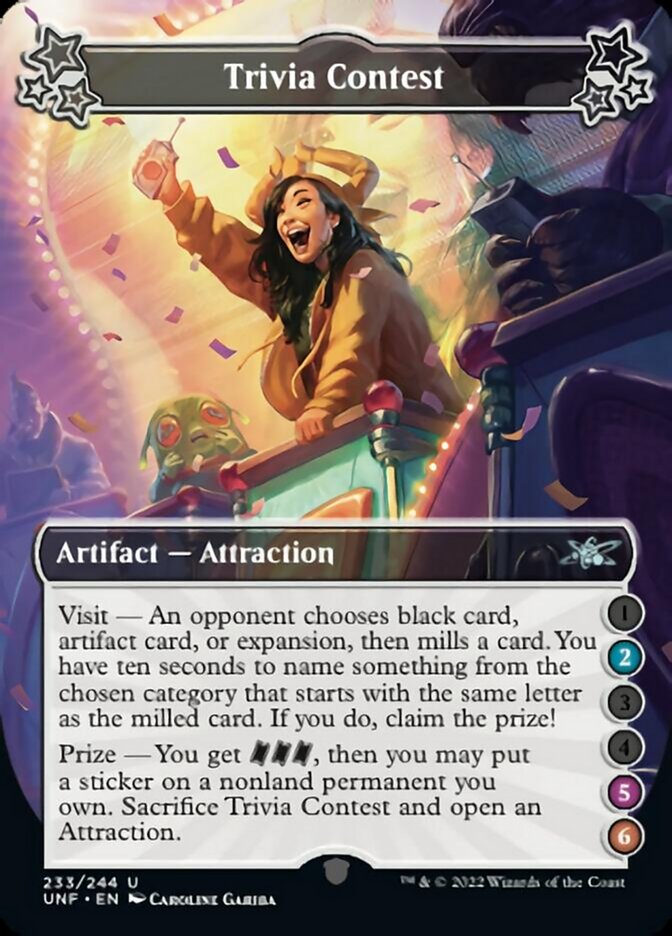 Trivia Contest (2-5-6) (233) [Unfinity]