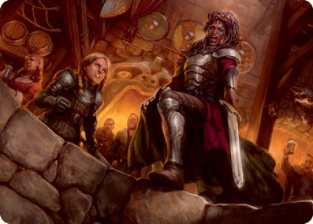 Veteran Dungeoneer Art Card (36) [Art Series: Adventures in the Forgotten Realms]