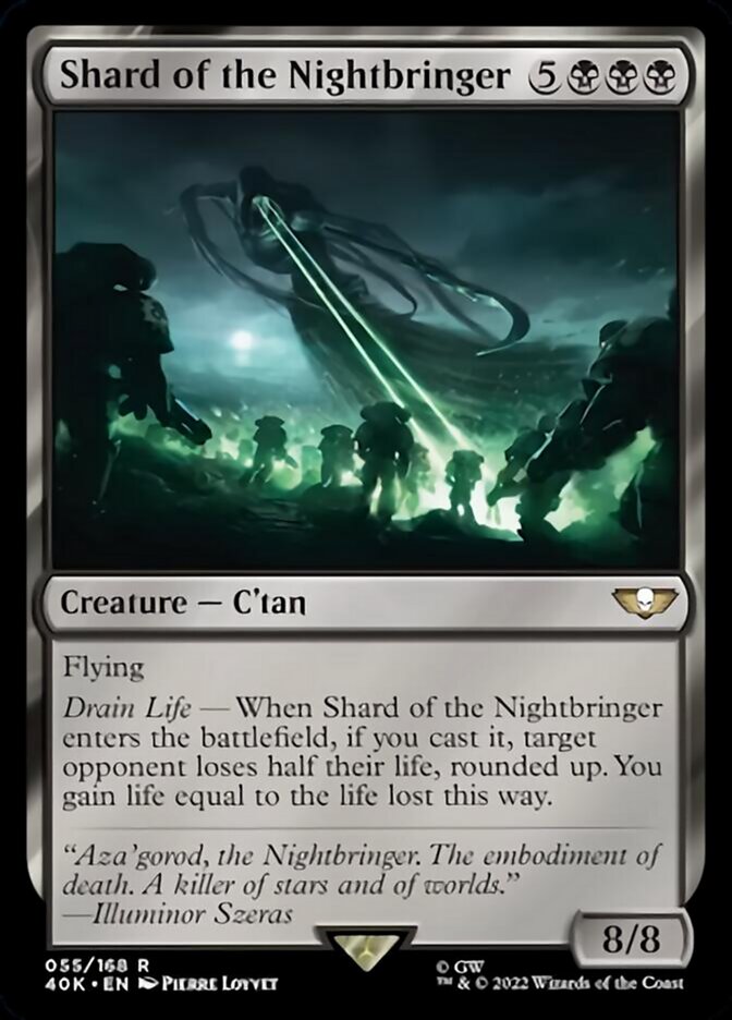 Shard of the Nightbringer (Surge Foil) (55) [Universes Beyond: Warhammer 40,000]