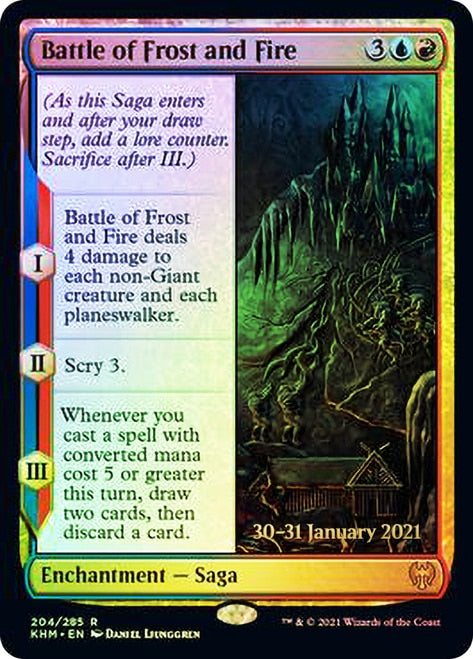 Battle of Frost and Fire (204) [Prerelease Cards]