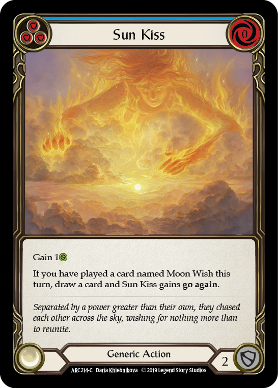 Sun Kiss (Blue) (ARC214) [Arcane Rising]