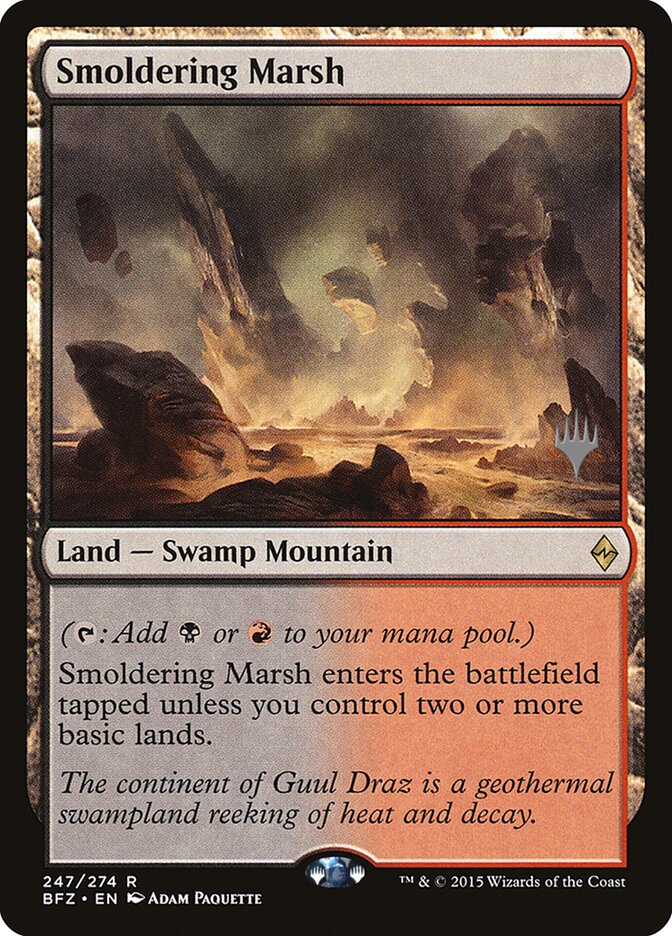 Smoldering Marsh (247) [Promo Pack: Kaldheim]