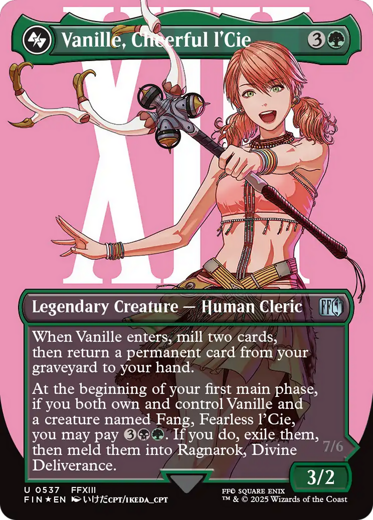 Vanille, Cheerful l'Cie (Borderless) (Surge Foil) (537) [FINAL FANTASY]