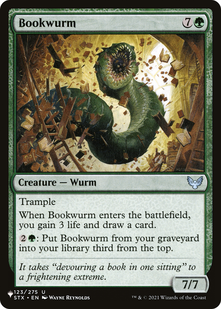 Bookwurm (123/275) [The List Reprints]