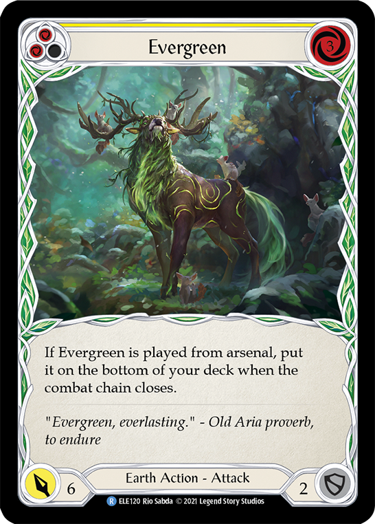 Evergreen (Yellow) (ELE120) [Tales of Aria]