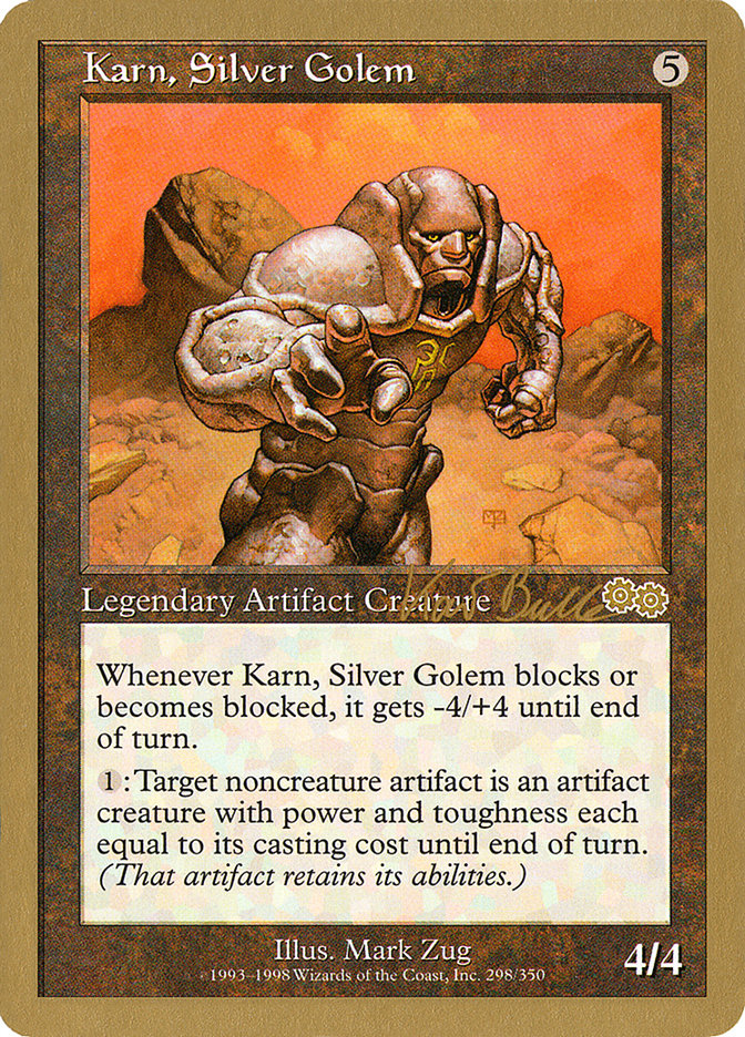 Karn, Silver Golem - 1999 Kai Budde (USG) [World Championship Decks]