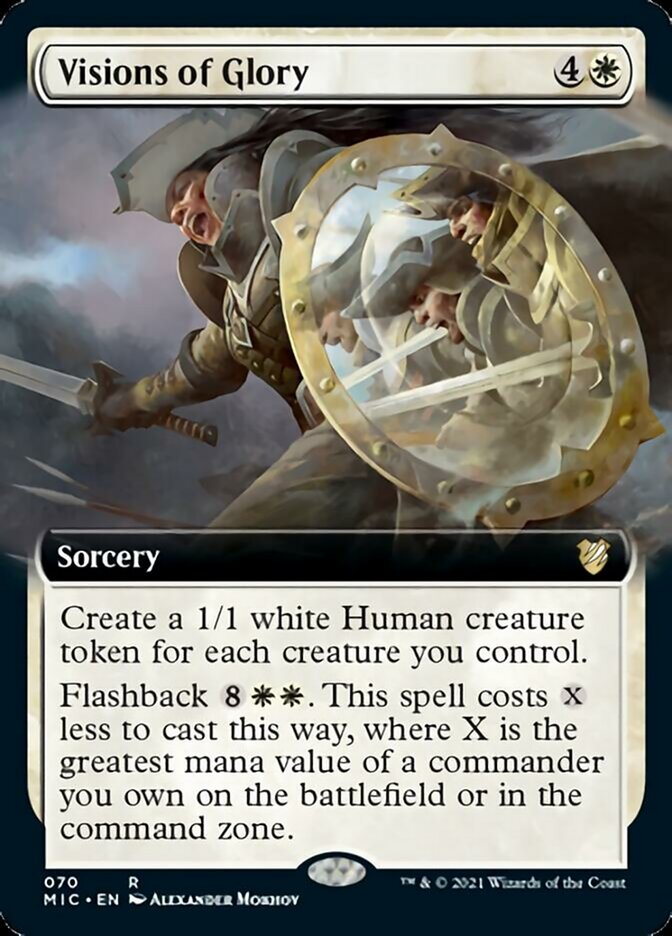 Visions of Glory (Extended Art) (70) [Commander: Innistrad: Midnight Hunt]
