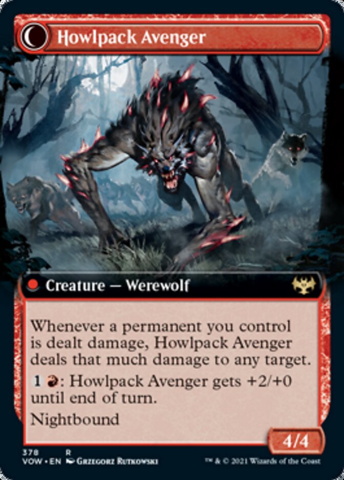 Ill-Tempered Loner (Extended Art) (378) [Innistrad: Crimson Vow]