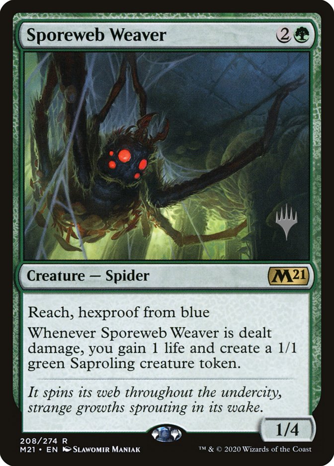 Sporeweb Weaver (208) [Promo Pack: Core Set 2021]