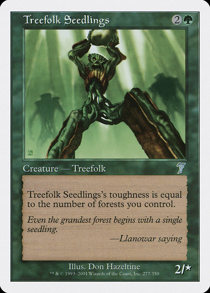 Treefolk Seedlings (277) [7th Edition]