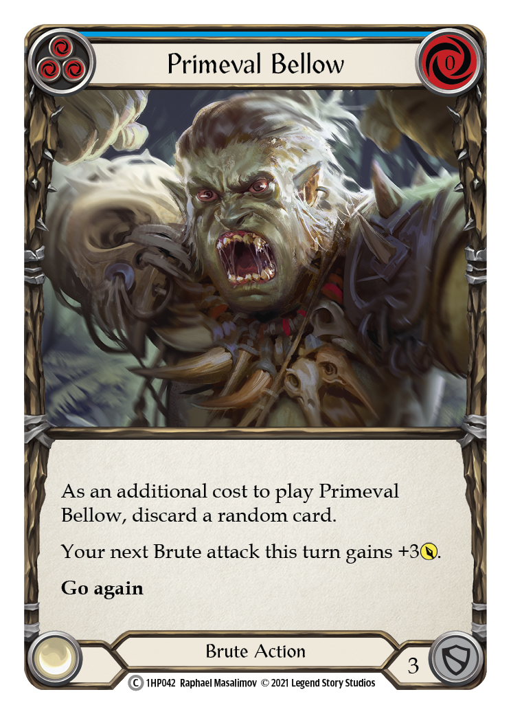 Primeval Bellow (Blue) (1HP042) [History Pack Vol.1]