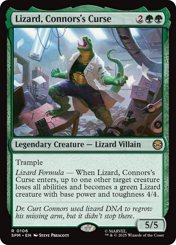 Lizard, Connors's Curse (106) [Marvel's Spider-Man]
