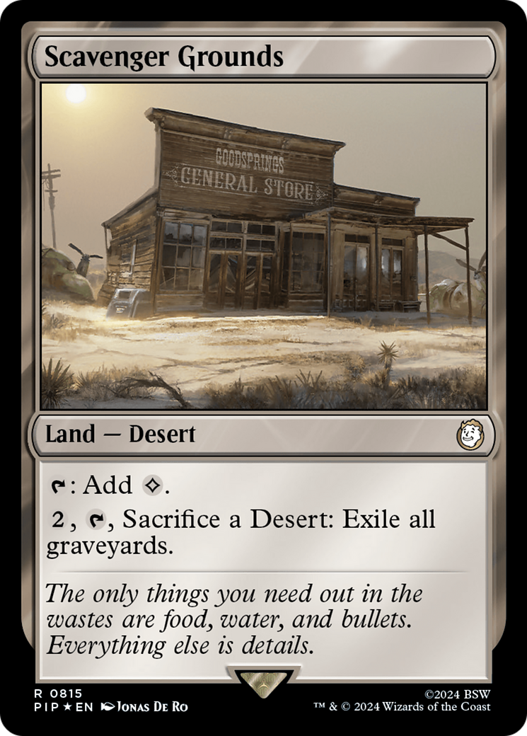 Scavenger Grounds (Surge Foil) (815) [Universes Beyond: Fallout]
