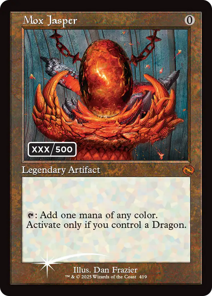 Mox Jasper (Serial Numbered) (419) [Tarkir: Dragonstorm]