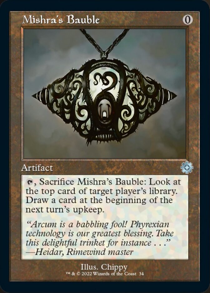 Mishra's Bauble (34) [The Brothers' War: Retro Frame Artifacts]