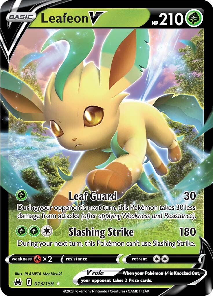Leafeon V (013/159) [SWSH: Crown Zenith]