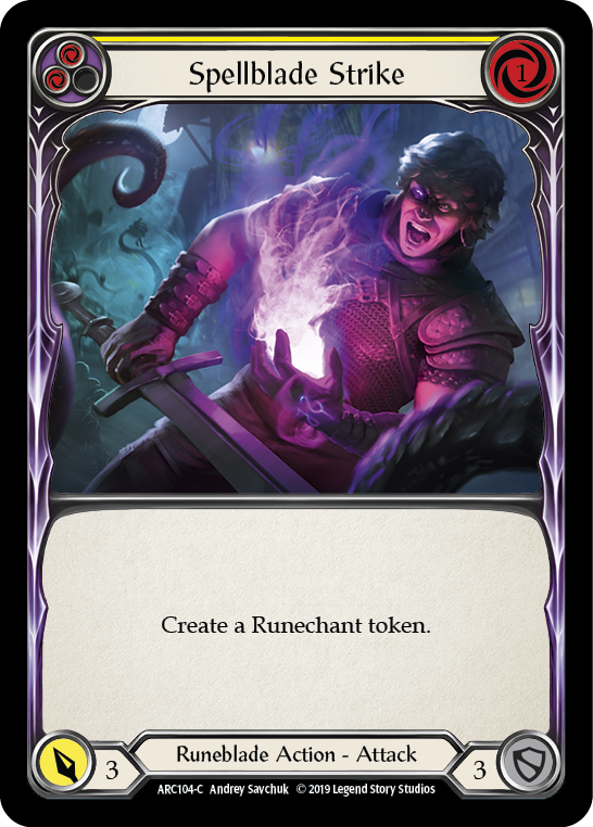 Spellblade Strike (Yellow) (ARC104) [Arcane Rising]