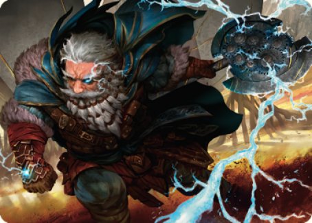 Electrostatic Infantry Art Card (30) [Art Series: Dominaria United]