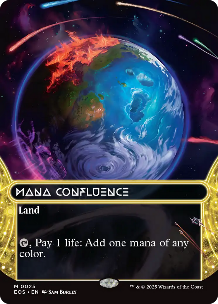 Mana Confluence (0025) (Borderless) (25) [Edge of Eternities: Stellar Sights]