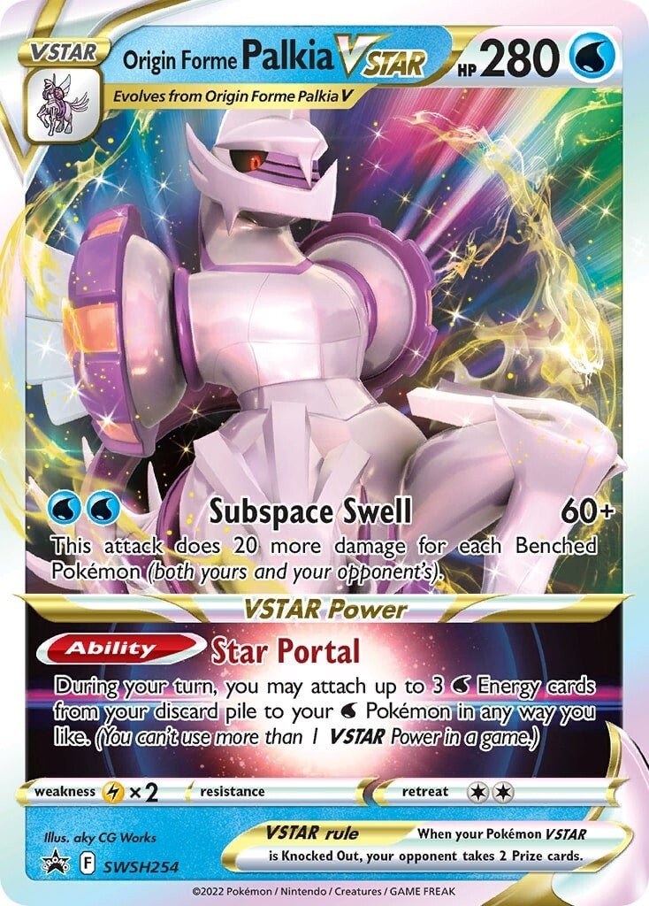 Origin Forme Palkia VSTAR - SWSH254 (SWSH254) [Jumbo Cards]