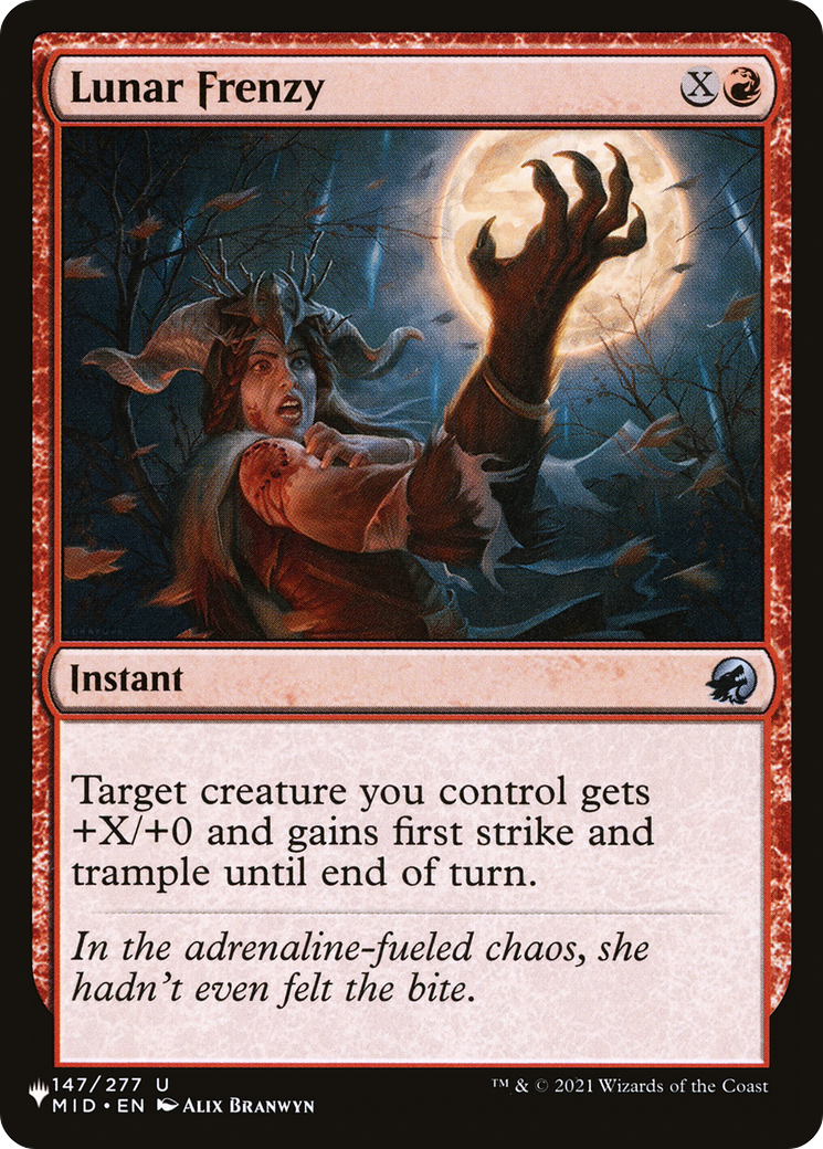 Lunar Frenzy (147/277) [The List Reprints]