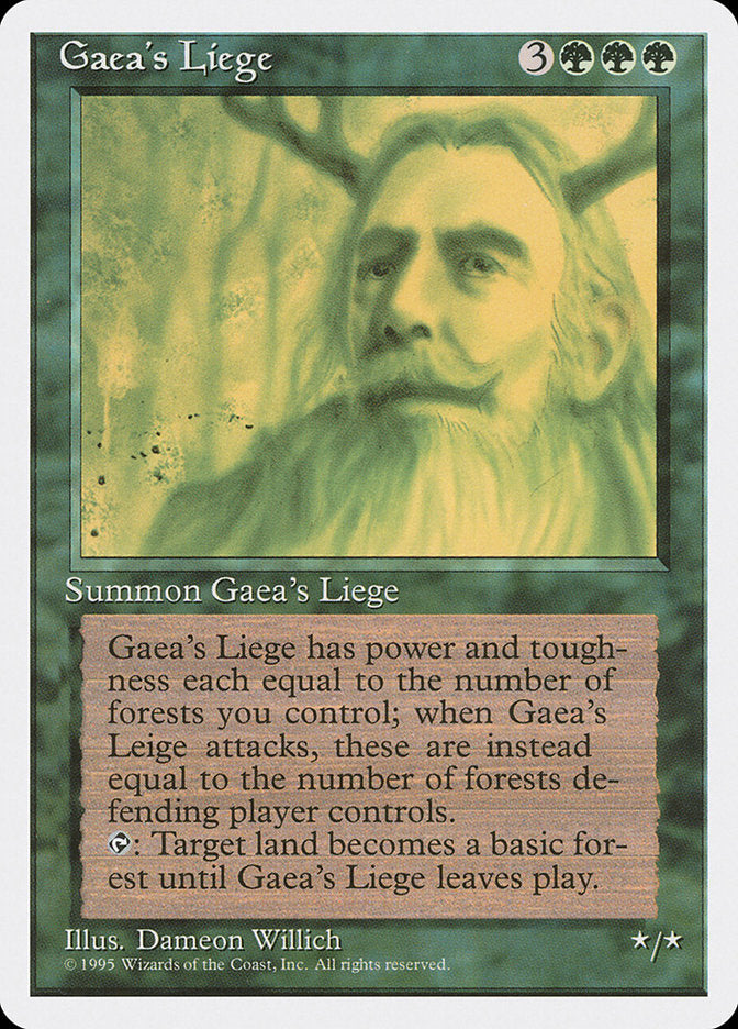 Gaea's Liege (131) [Fourth Edition]