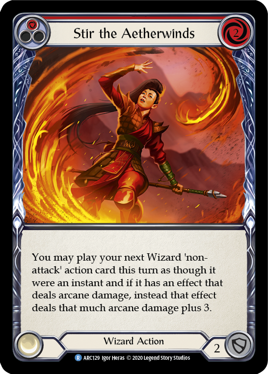 Stir the Aetherwinds (Red) (ARC129) [Arcane Rising]
