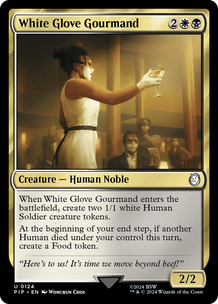 White Glove Gourmand (124) [Universes Beyond: Fallout]