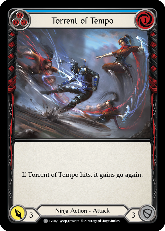 Torrent of Tempo (Blue) (CRU071) [Crucible of War]