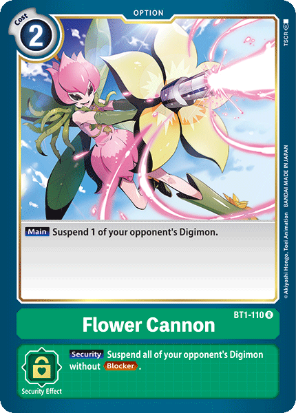 Flower Cannon (BT1-110 R) [Release Special Booster 1.0]