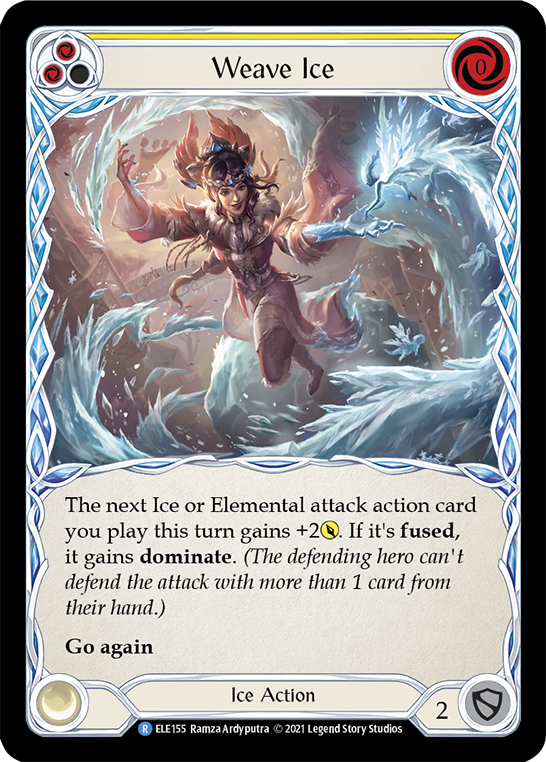 Weave Ice (Yellow) (ELE155) [Tales of Aria]