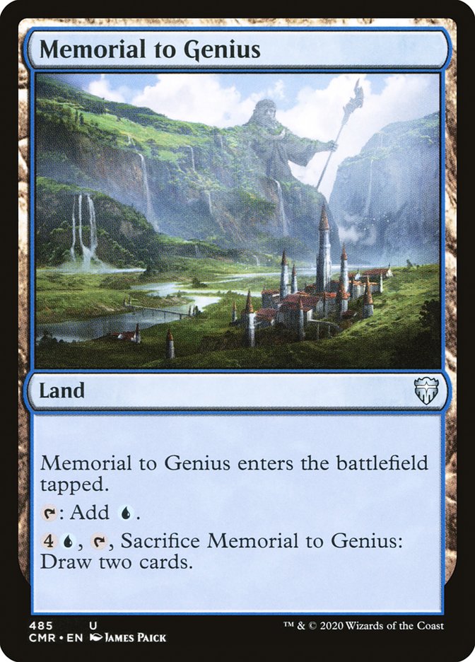 Memorial to Genius (485) [Commander Legends]