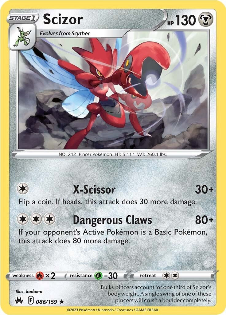 Scizor (086/159) [SWSH: Crown Zenith]