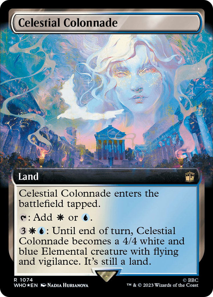 Celestial Colonnade (Extended Art) (Surge Foil) (1074) [Universes Beyond: Doctor Who]