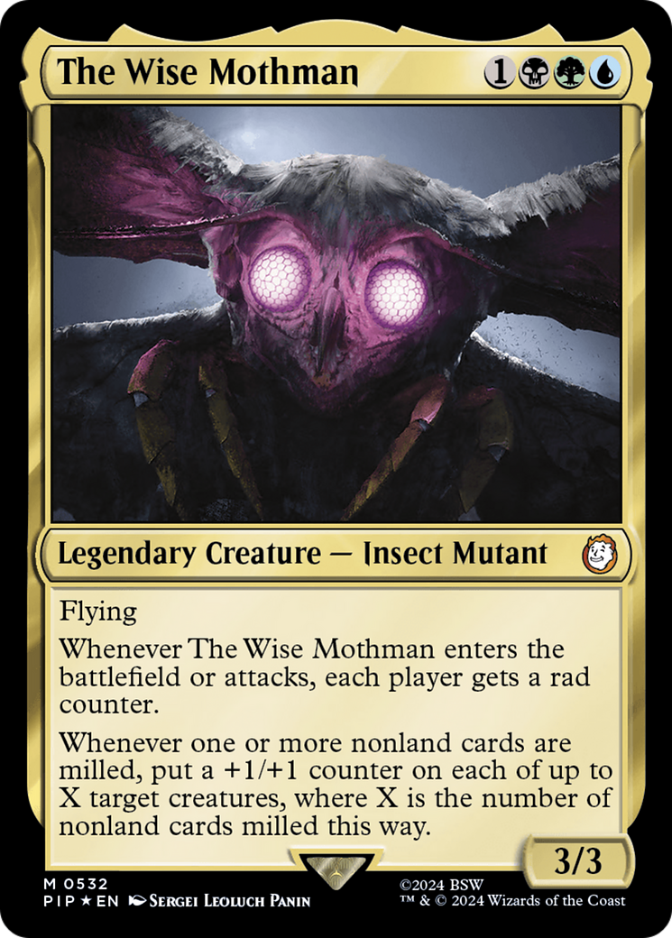 The Wise Mothman (Surge Foil) (532) [Universes Beyond: Fallout]