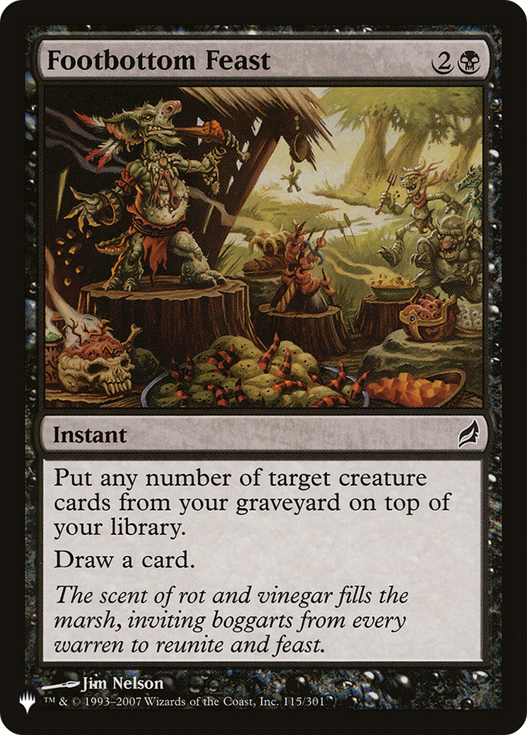 Footbottom Feast (115/301) [The List Reprints]