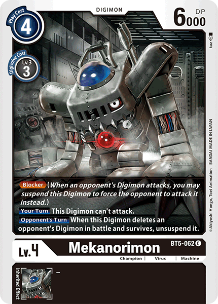 Mekanorimon (BT5-062 C) [Battle of Omni]