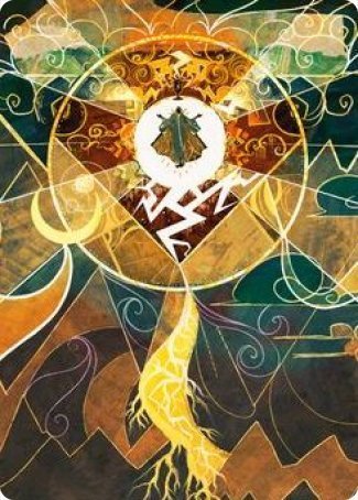 Lightning Bolt Art Card (76) [Art Series: Strixhaven]