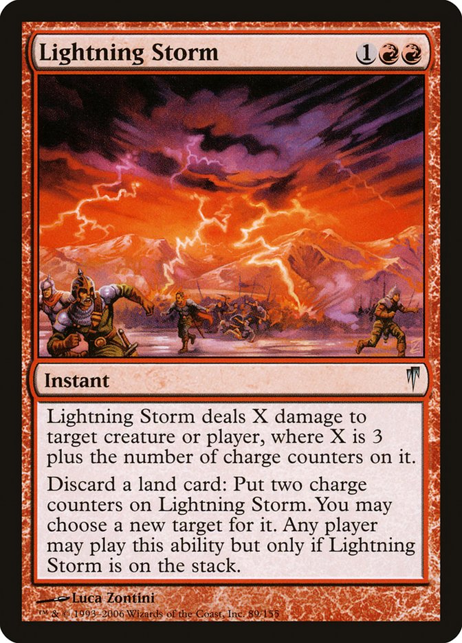 Lightning Storm (89) [Coldsnap]