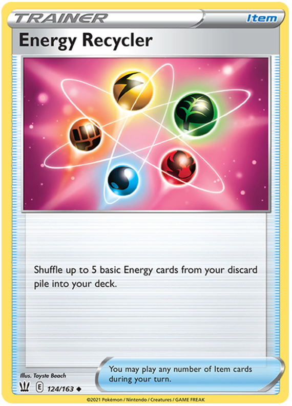 Energy Recycler (124/163) [SWSH05: Battle Styles]